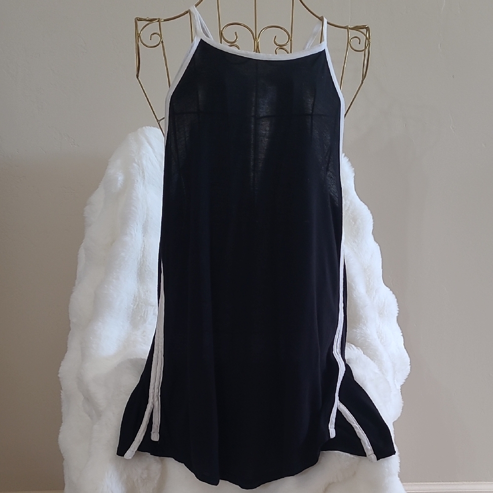 9. CROSBY. Black and White Tank Top Size S